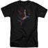 SUPERMAN/SUPER DECO - S/S ADULT TALL 18/1 - BLACK