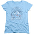 SUPERMAN/MY HERO - S/S WOMENS TEE - LIGHT BLUE