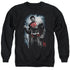 SUPERMAN/LIGHT OF THE SUN - ADULT CREWNECK SWEATSHIRT - BLACK
