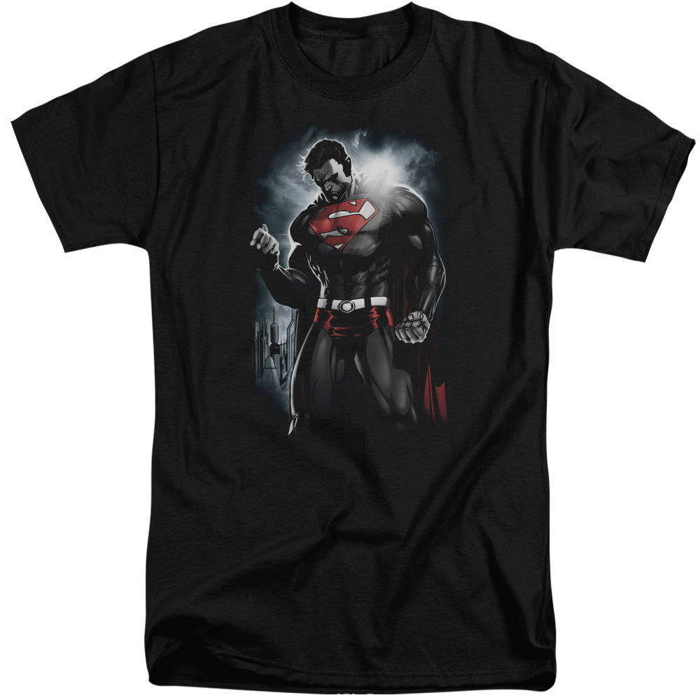 SUPERMAN/LIGHT OF THE SUN - S/S ADULT TALL 18/1 - BLACK