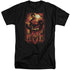 SUPERMAN/METROPOLIS DECO - S/S ADULT TALL 18/1 - BLACK