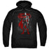 SUPERMAN/AFTERMATH - ADULT PULLOVER HOODIE - BLACK