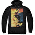 SUPERMAN/FIREPROOF - ADULT PULLOVER HOODIE - BLACK