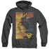 SUPERMAN/FIREPROOF - ADULT HEATHER HOODIE - BLACK