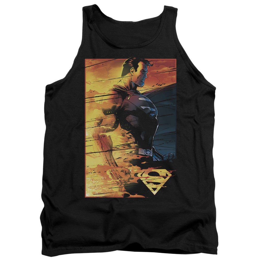 SUPERMAN/FIREPROOF - ADULT TANK - BLACK