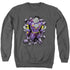 SUPERMAN/BIZZARO BREAKTHROUGH - ADULT CREWNECK SWEATSHIRT - CHARCOAL