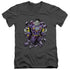 SUPERMAN/BIZZARO BREAKTHROUGH - S/S ADULT V-NECK 30/1 - CHARCOAL