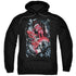 SUPERMAN/HEAT BLAST - ADULT PULLOVER HOODIE - BLACK