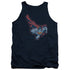 SUPERMAN/SCRIBBLE & SOAR - ADULT TANK - NAVY