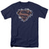 SUPERMAN/STORM CLOUD SUPES - S/S ADULT 18/1 - NAVY