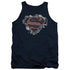 SUPERMAN/STORM CLOUD SUPES - ADULT TANK - NAVY