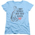 SUPERMAN/DONT NEED GLASSES - S/S WOMENS TEE - LIGHT BLUE