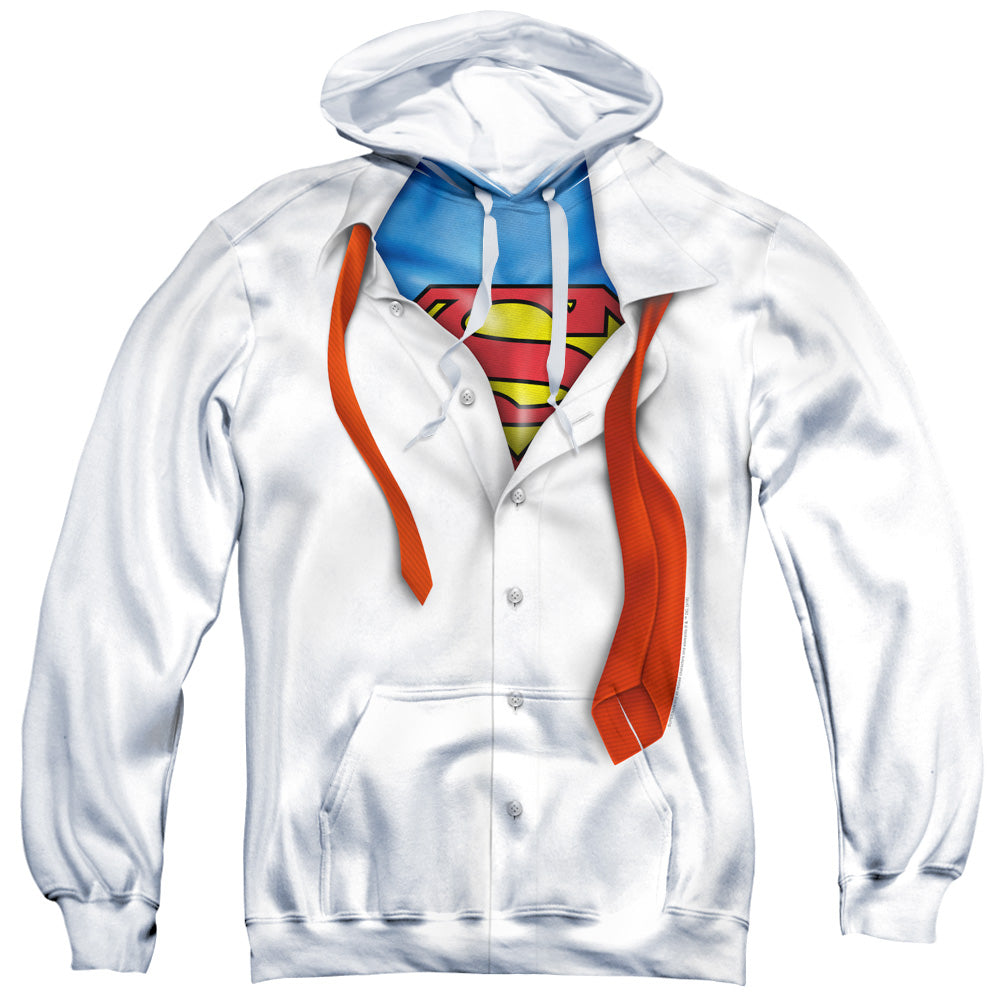 SUPERMAN/IM SUPERMAN - ADULT POLY PULLOVER HOODIE - MULTI