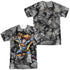 SUPERMAN/BREAK ON THROUGH (FRONT/BACK PRINT) -  S/S ADULT POLY CREW - MULTI