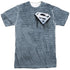 SUPERMAN/DRIP AND REPEAT (FRONT/BACK PRINT) -  S/S ADULT POLY CREW - MULTI
