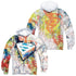 SUPERMAN/URBAN SHIELDS (FRONT/BACK PRINT) - ADULT POLY PULLOVER HOODIE - MULTI