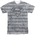 SUPERMAN/BREAKING CHAINS ALL OVER (FRONT/BACK PRINT) -  S/S ADULT POLY CREW - MULTI