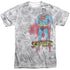SUPERMAN/CLASSIC (FRONT/BACK PRINT) -  S/S ADULT POLY CREW - MULTI