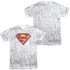 SUPERMAN/CLASSIC REPEAT (FRONT/BACK PRINT) -  S/S ADULT POLY CREW - MULTI