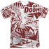SUPERMAN/DAY OF DOOM (FRONT/BACK PRINT) -  S/S ADULT POLY CREW - MULTI