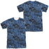 SUPERMAN/SHIELDED (FRONT/BACK PRINT) -  S/S ADULT POLY CREW - MULTI