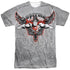 SUPERMAN/TAKE WING (FRONT/BACK PRINT) -  S/S ADULT POLY CREW - MULTI