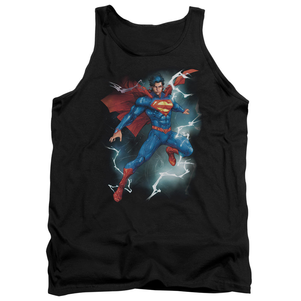 SUPERMAN/ANNUAL #1 COVER - ADULT TANK - BLACK