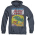 SUPERMAN/ACTION NO. 1 - ADULT HEATHER HOODIE - NAVY