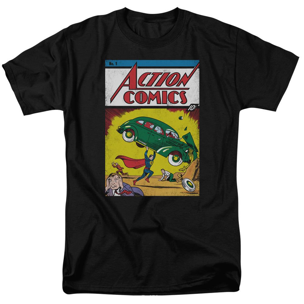 SUPERMAN/ACTION NO. 1 - S/S ADULT 18/1 - NAVY