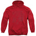 SUPERMAN/CODE RED - ADULT PULLOVER HOODIE - RED
