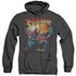 SUPERMAN/VICTORY - ADULT HEATHER HOODIE - BLACK