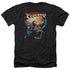 SUPERMAN/VICTORY - ADULT HEATHER - BLACK