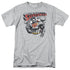 SUPERMAN/SUPER KO - S/S ADULT 18/1  -  ATHLETIC HEATHER