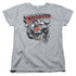 SUPERMAN/SUPER KO - S/S WOMENS TEE - ATHLETIC HEATHER