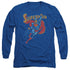 SUPERMAN/LIFE LIKE ACTION -  L/S ADULT 18/1  - ROYAL BLUE