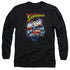 SUPERMAN/GLAM -  L/S ADULT 18/1  - BLACK