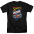 SUPERMAN/GLAM - S/S ADULT 18/1  -  BLACK