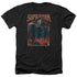 SUPERMAN/HEAD BANG - ADULT HEATHER - BLACK