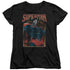 SUPERMAN/HEAD BANG - S/S WOMENS TEE - BLACK