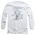 SUPERMAN/GET SOME -  L/S ADULT 18/1  - WHITE