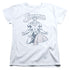 SUPERMAN/GET SOME - S/S WOMENS TEE - WHITE