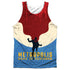 SUPERMAN/HOME (FRONT/BACK PRINT) - ADULT POLY TANK TOP - MULTI