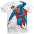 SUPERMAN/SUOERBIT (FRONT/BACK PRINT) - S/S ADULT POLY CREW - MULTI