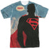 SUPERMAN/TRUTH (FRONT/BACK PRINT) - S/S ADULT POLY CREW - MULTI