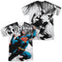SUPERMAN/TO INFINITY (FRONT/BACK PRINT) - S/S ADULT POLY CREW - MULTI