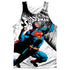 SUPERMAN/TO INFINITY (FRONT/BACK PRINT) - ADULT POLY TANK TOP - MULTI
