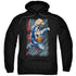 SUPERMAN/FASTER THAN - ADULT PULLOVER HOODIE - BLACK
