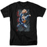 SUPERMAN/FASTER THAN - S/S ADULT 18/1  -  BLACK