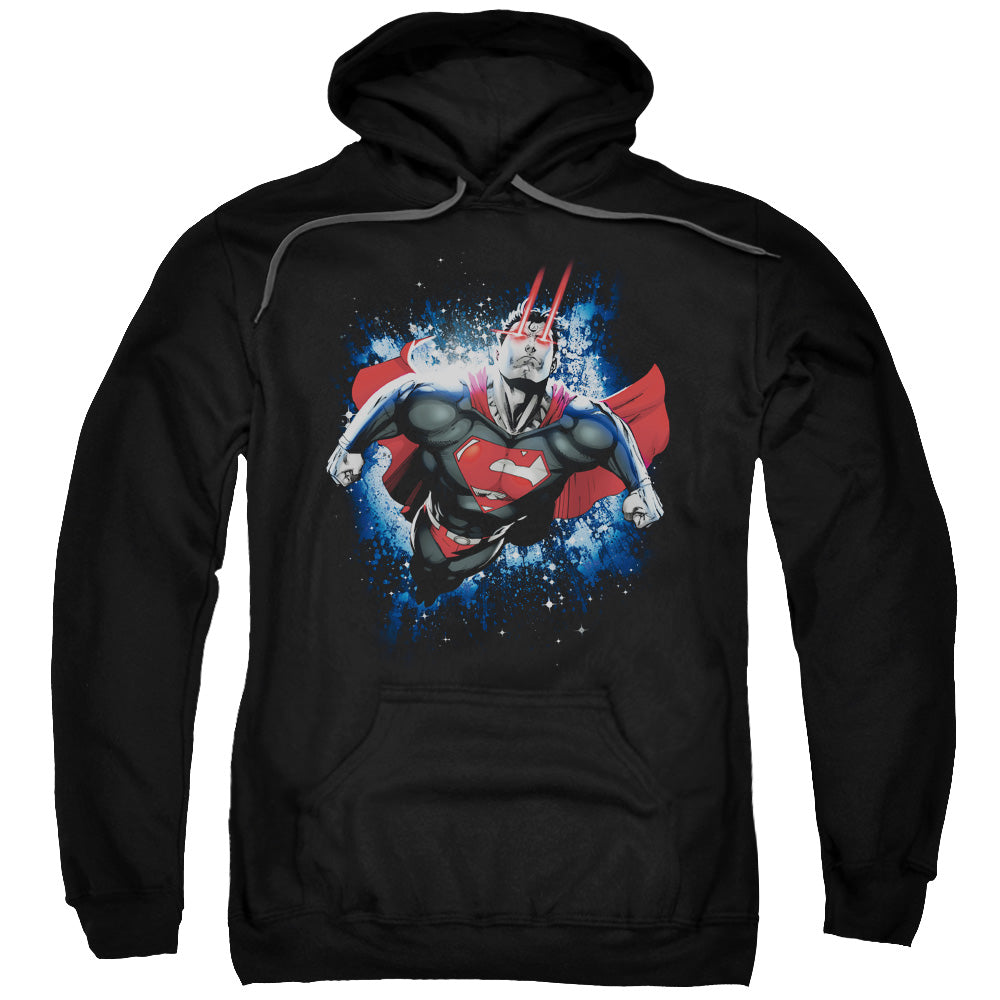 SUPERMAN/STARDUST - ADULT PULLOVER HOODIE - BLACK