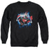 SUPERMAN/STARDUST - ADULT CREWNECK SWEATSHIRT - BLACK